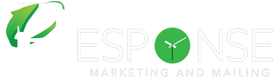 Response Marketing and Mailing White Logo
